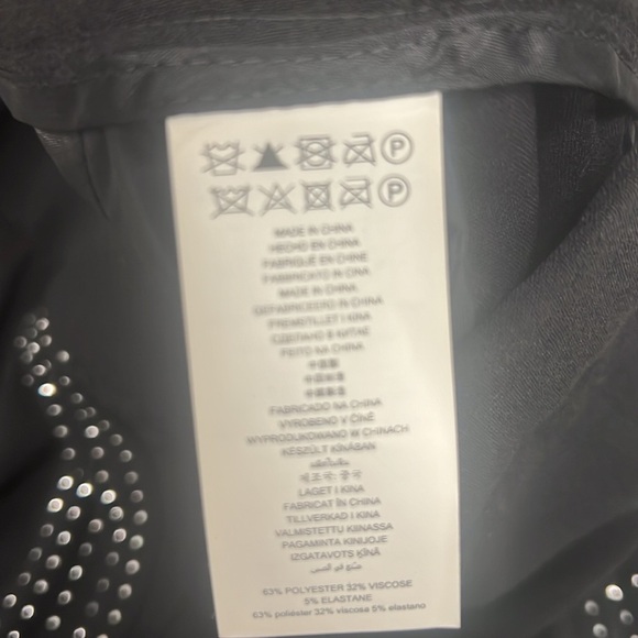 Michael Kors side rhinestones black pants 2 - Picture 5 of 5